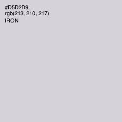 #D5D2D9 - Iron Color Image