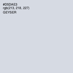 #D5DAE3 - Geyser Color Image