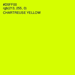 #D5FF00 - Chartreuse Yellow Color Image