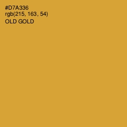 #D7A336 - Old Gold Color Image