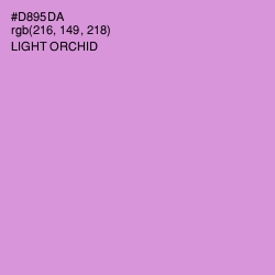 #D895DA - Light Orchid Color Image
