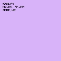 #D8B3F9 - Perfume Color Image