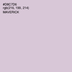 #D8C7D6 - Maverick Color Image