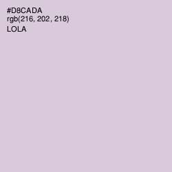 #D8CADA - Lola Color Image
