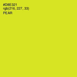 #D8E321 - Pear Color Image