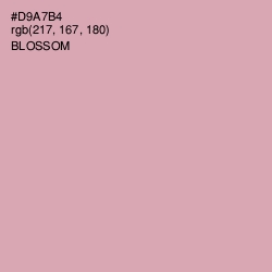 #D9A7B4 - Blossom Color Image
