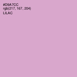 #D9A7CC - Lilac Color Image