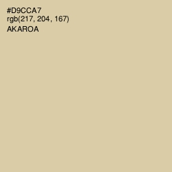 #D9CCA7 - Akaroa Color Image