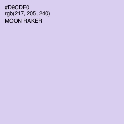#D9CDF0 - Moon Raker Color Image