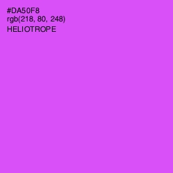 #DA50F8 - Heliotrope Color Image
