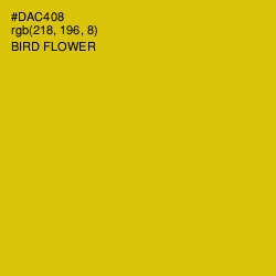 #DAC408 - Bird Flower Color Image