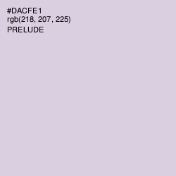 #DACFE1 - Prelude Color Image