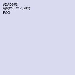 #DAD9F2 - Fog Color Image