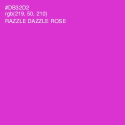 #DB32D2 - Razzle Dazzle Rose Color Image