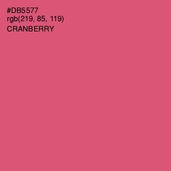 #DB5577 - Cranberry Color Image