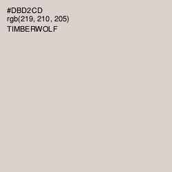 #DBD2CD - Timberwolf Color Image