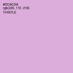#DCACDA - Thistle Color Image