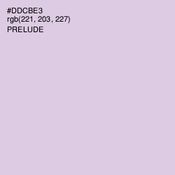 #DDCBE3 - Prelude Color Image