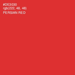 #DE3030 - Persian Red Color Image