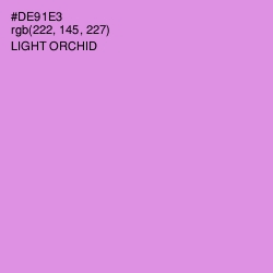 #DE91E3 - Light Orchid Color Image