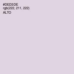#DED3DE - Alto Color Image
