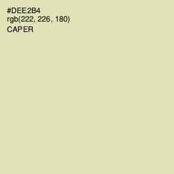#DEE2B4 - Caper Color Image