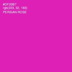 #DF20B7 - Persian Rose Color Image