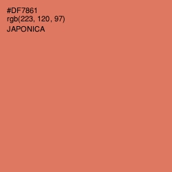 #DF7861 - Japonica Color Image