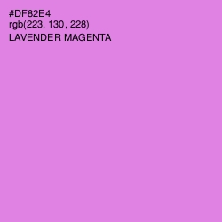 #DF82E4 - Lavender Magenta Color Image