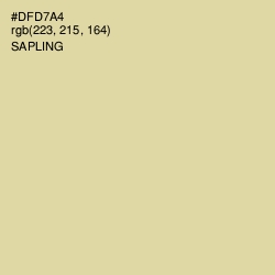 #DFD7A4 - Sapling Color Image