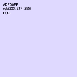 #DFD9FF - Fog Color Image