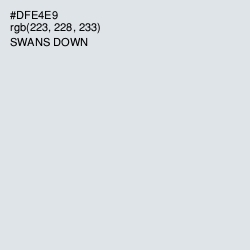 #DFE4E9 - Swans Down Color Image