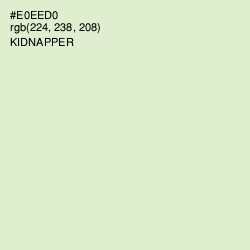 #E0EED0 - Kidnapper Color Image