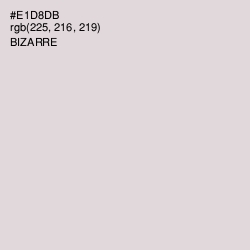 #E1D8DB - Bizarre Color Image