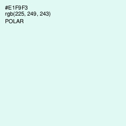 #E1F9F3 - Polar Color Image