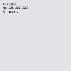 #E2E3E8 - Mercury Color Image