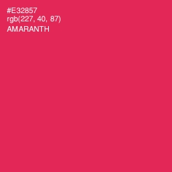 #E32857 - Amaranth Color Image