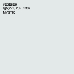 #E3E8E9 - Mystic Color Image