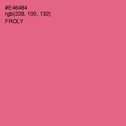 #E46484 - Froly Color Image
