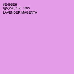 #E49BE8 - Lavender Magenta Color Image