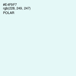 #E4F9F7 - Polar Color Image