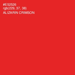 #E52526 - Alizarin Crimson Color Image