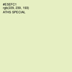 #E5EFC1 - Aths Special Color Image