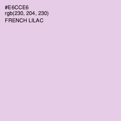 #E6CCE6 - French Lilac Color Image