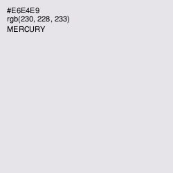 #E6E4E9 - Mercury Color Image