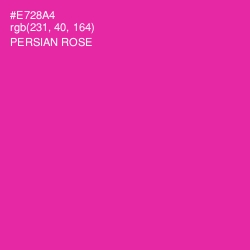 #E728A4 - Persian Rose Color Image