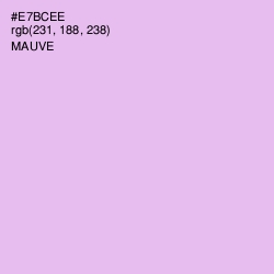 #E7BCEE - Mauve Color Image