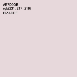 #E7D9DB - Bizarre Color Image