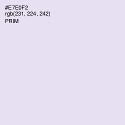 #E7E0F2 - Prim Color Image