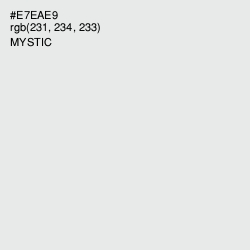 #E7EAE9 - Mystic Color Image
